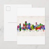 Knoxville Tennessee Skyline Uitnodiging Briefkaart (Voorkant / Achterkant)