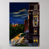 Knoxville Tennessee University te Night Poster (Voorkant)