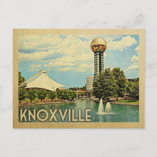 Knoxville Tennessee Vintage Travel Briefkaart