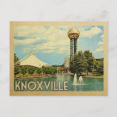 Knoxville Tennessee Vintage Travel Briefkaart (Voorkant)