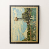 Knoxville Tennessee Vintage Travel Legpuzzel (Verticaal)