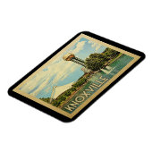 Knoxville Tennessee Vintage Travel Magneet (Linkerzijde)