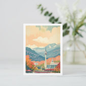 Knoxville, Tennessee Waterverf schilderij Briefkaart (Staand voorkant)