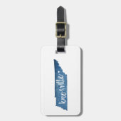 Knoxville, Tennessee Wood Grain Bagagelabel (Voorkant verticaal)