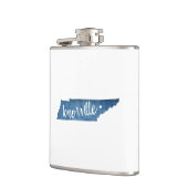 Knoxville, Tennessee Wood Grain Heupfles (Links)