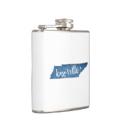 Knoxville, Tennessee Wood Grain Heupfles (Rechts)