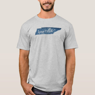 Knoxville, Tennessee Wood Grain T-shirt