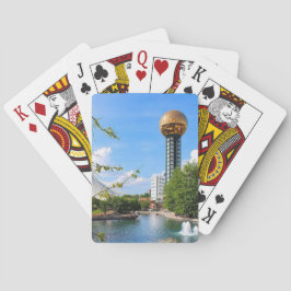 Knoxville Tennessee - Zonnebolspeelkaarten Pokerkaarten