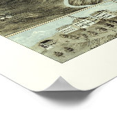 Knoxville, TN Panoramic Map - 1871 Poster (Hoek)