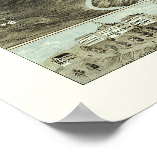 Knoxville, TN Panoramic Map - 1871 Poster (Hoek)