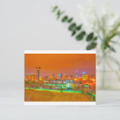 knoxville tn 's nachts briefkaart (Staand voorkant)