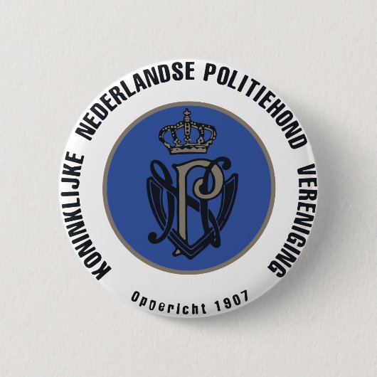 KNPV RONDE BUTTON 5,7 CM (Voorkant)