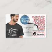 KNS Transplant Gear visitekaartje (Achterkant)