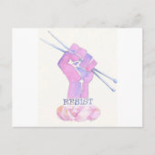 Kntting power fist with RESIST Briefkaart (Voorkant)