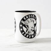 Knuckle Sandwich All Star 2 Tweekleurige Koffiemok (Voorkant rechts)