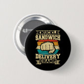 Knuckle Sandwich Delivery Champ Ronde Button 5,7 Cm (Voorkant /achterkant)