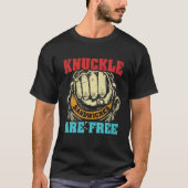 Knuckle Sandwich T Shirt Funny Fight Talk T-shirt  (Voorkant)