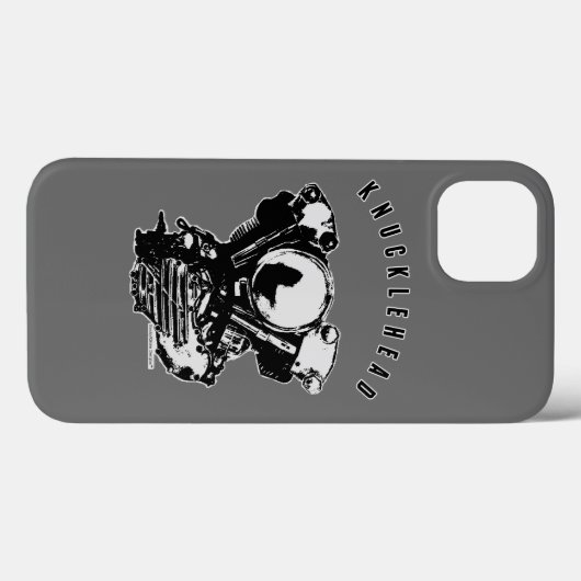  Knucklehead-motor Case-Mate iPhone Case (Achterkant (horizontaal))