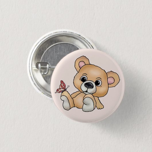 Knuddelbär Ronde Button 3,2 Cm (Voorkant /achterkant)