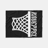 Knueppel Sketll Geweldige Fansupport 1 Fleece Deken (Voorkant (Horizontaal))