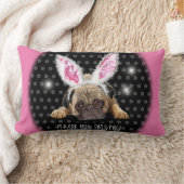 Knuffel alsjeblieft dit mopskussen Lumbar kussen. Kussen (Deken)