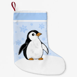 Knuffel Baby Pinguïn Kerstsok Kleine Kerstsok
