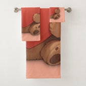 Knuffel beer bad handdoek (Insitu)