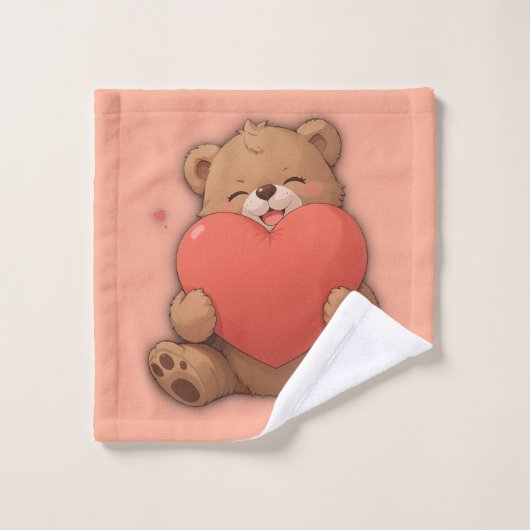 Knuffel beer bad handdoek (Wasdoekje)