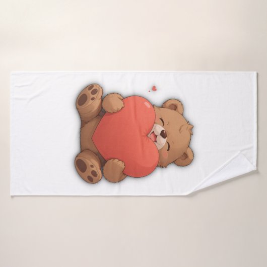 Knuffel beer badhanddoek (Badhanddoek)