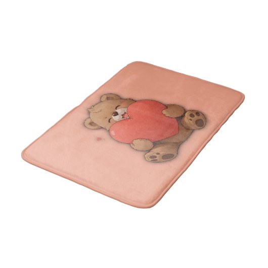 Knuffel beer badmat (Gekanteld)