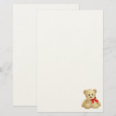 Knuffel Beer Briefpapier (Voorkant / Achterkant)