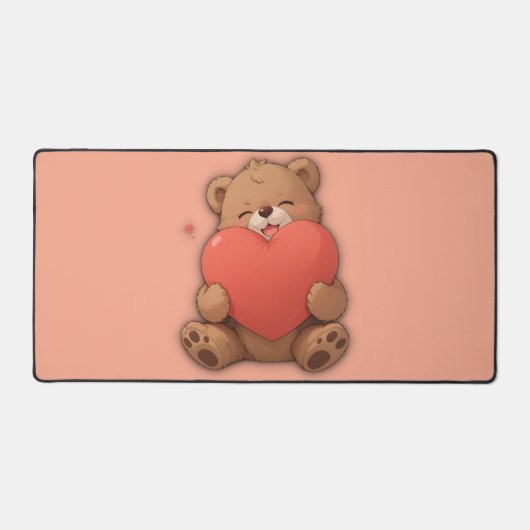 Knuffel beer bureaumat (Voorkant)