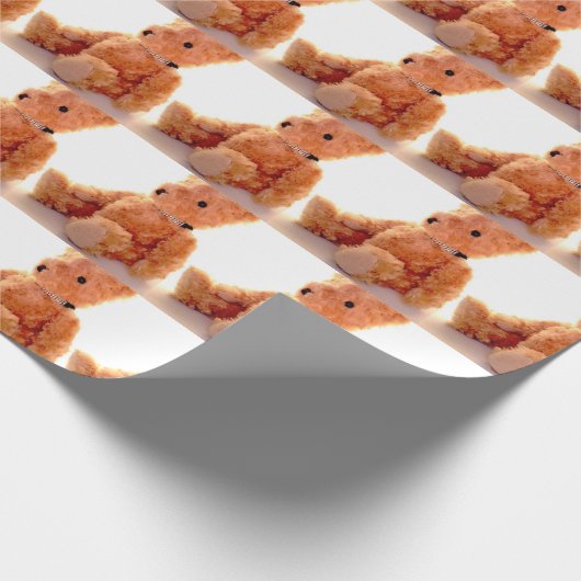 Knuffel Beer Cadeaupapier (Hoek)