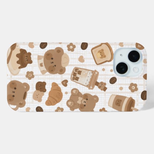 Knuffel Beer Café Case-Mate iPhone Case (Achterkant (horizontaal))