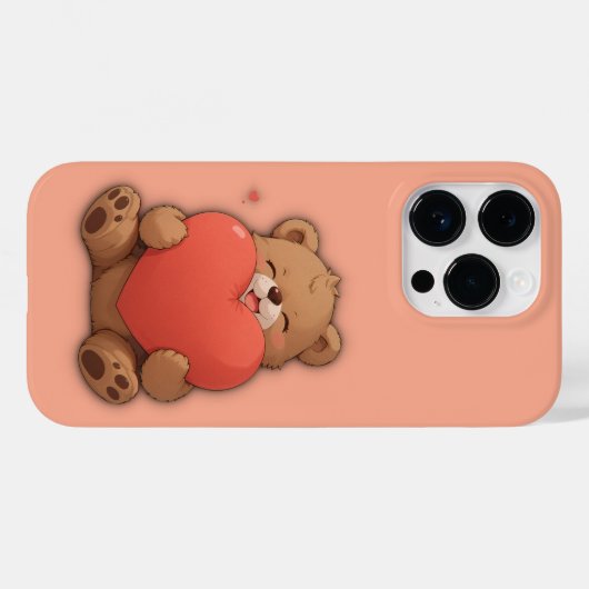 Knuffel beer Case-Mate iPhone case (Achterkant (horizontaal))