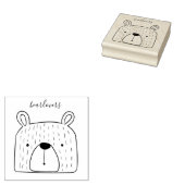 Knuffel Beer Cute Dier Rubberstempel (Gestempeld)