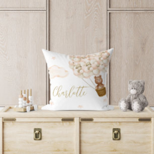 Knuffel Beer En Ballonnen Baby Kamer Kussen