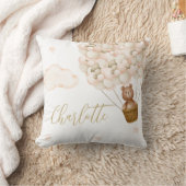 Knuffel Beer En Ballonnen Baby Slaapkamer Kussen (Deken)