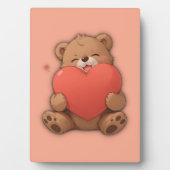 Knuffel beer fotoplaat (voorkant)
