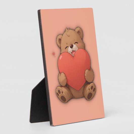 Knuffel beer fotoplaat (Zijkant)