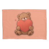 Knuffel beer kussensloop (Voorkant-Links)