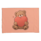 Knuffel beer kussensloop (Voorkant-Rechts)