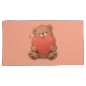 Knuffel beer kussensloop (Voorkant-Rechts)