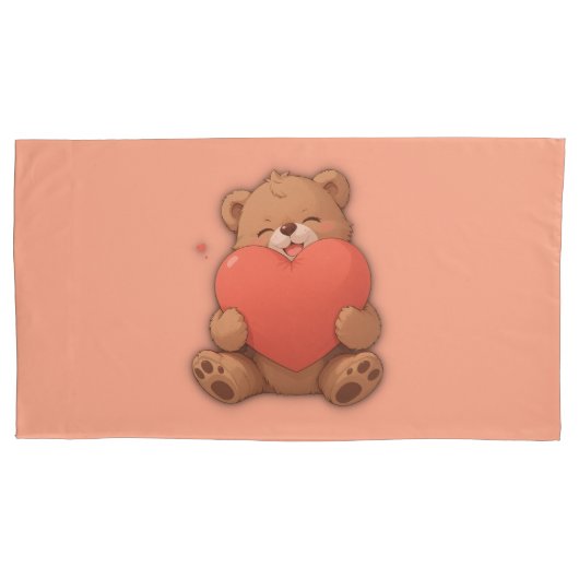 Knuffel beer kussensloop (Voorkant)