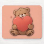 Knuffel beer muismat (Voorkant)
