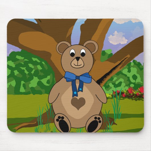 Knuffel Beer Muismat (Voorkant)