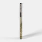 Knuffel Beer op Rustieke Houten Wand iPhone Hoesje (Rechterkant)
