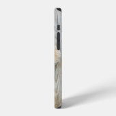 Knuffel Beer op Rustieke Houten Wand iPhone Hoesje (Linkerkant)
