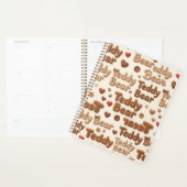 Knuffel Beer Patroon Spiraal Notebook & Journal Planner (Display)