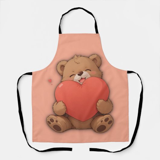 Knuffel beer schort (Voorkant)